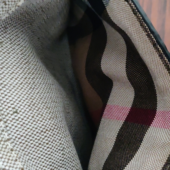 Burberry white Canvas jute and bottom leather Crossbody Bag - Picture 11 of 16